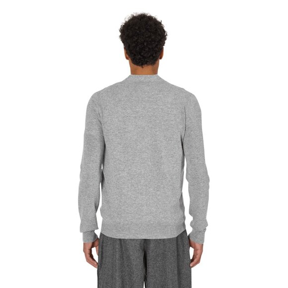 * MENS * Comme des Garcons Shirt Plaid Panel Cardigan, Size Medium - Picture 3 of 9